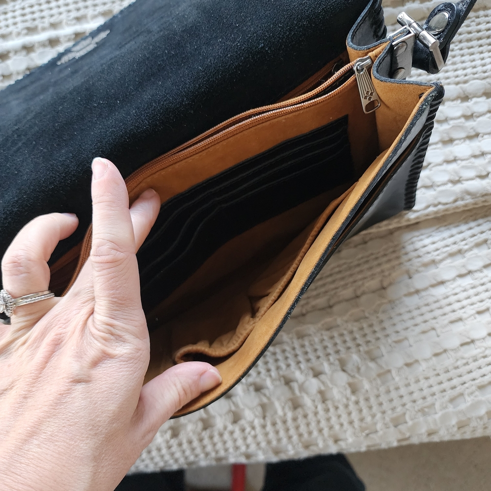 Patricia Nash | Mabilia Leather Flap Crossbody - Picture 11 of 12